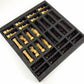 Hpl Medieval Times Crusades King Richard Lionheart Knight Chess Men Set Antique Color- No Board