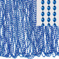 Amscan Oval Bead Party Necklaces, 30'', 50 Pcs, Blue