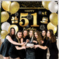 51St Happy Birthday Banner Birthday Decorations For Men Birthday Party Decorations Birthday Backdrop