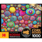 RoseArt 1000 Piece Mandala Stones Jigsaw Puzzle - Multi-colored, Premium Cork, Model 8721ZZC for Adults