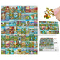 ALL4JIG National Park Glass Style Fun Jigsaw Puzzles for Adults and Kids, 1000 Pieces, Christmas Secret Santa Gift, White Elepha