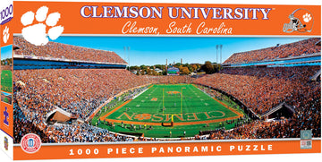 Clemson Panoramic 1000 Pc - End Zone