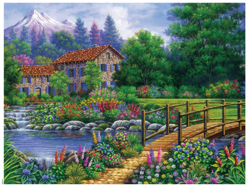Ceaco - Arturo Zarraga - Cascade House - 550 Piece Jigsaw Puzzle