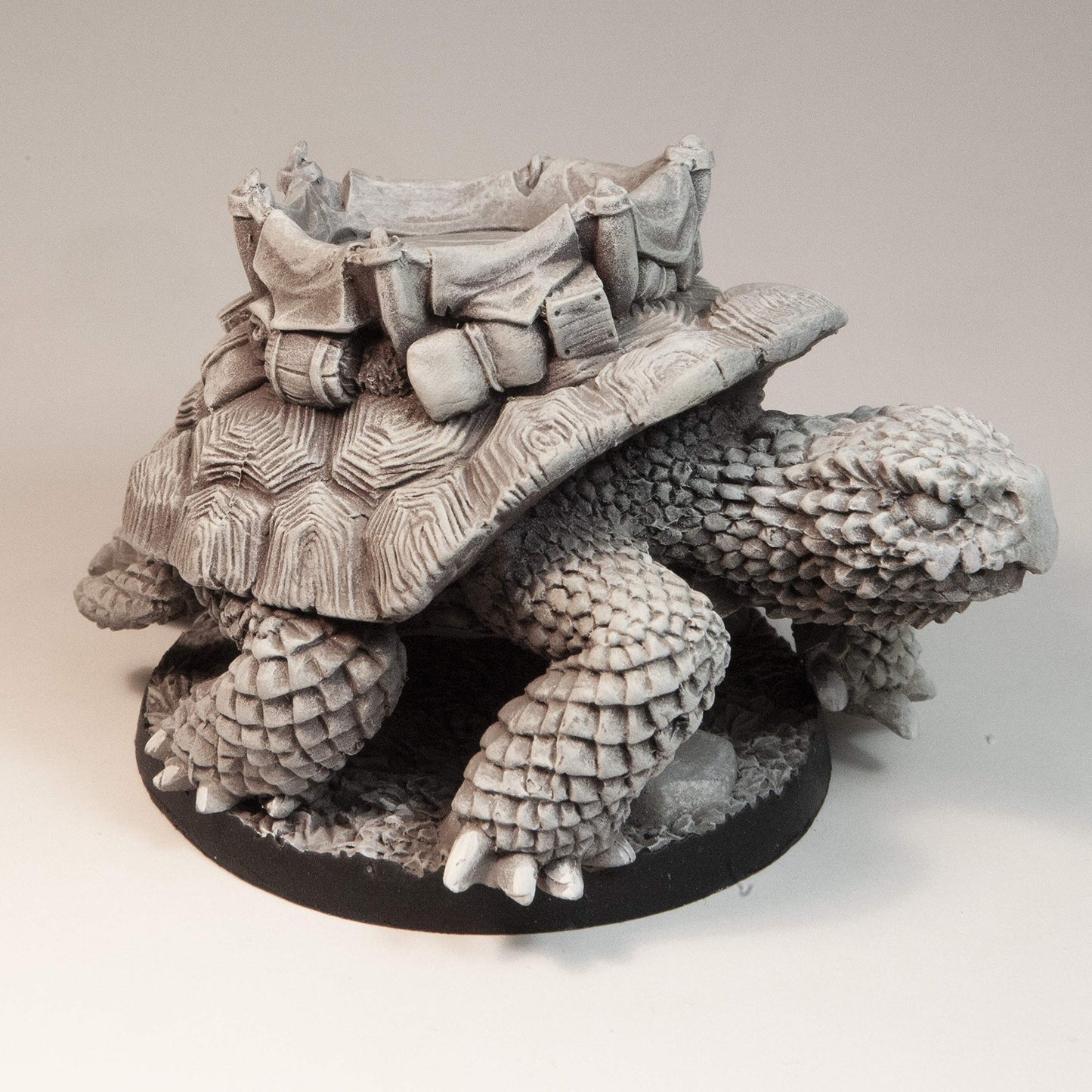 Stonehaven Miniatures Great Tortoise Miniature Figure, 100% Urethane Resin - 57Mm Tall - (For 28Mm Scale Table Top War Games) - Made In Usa