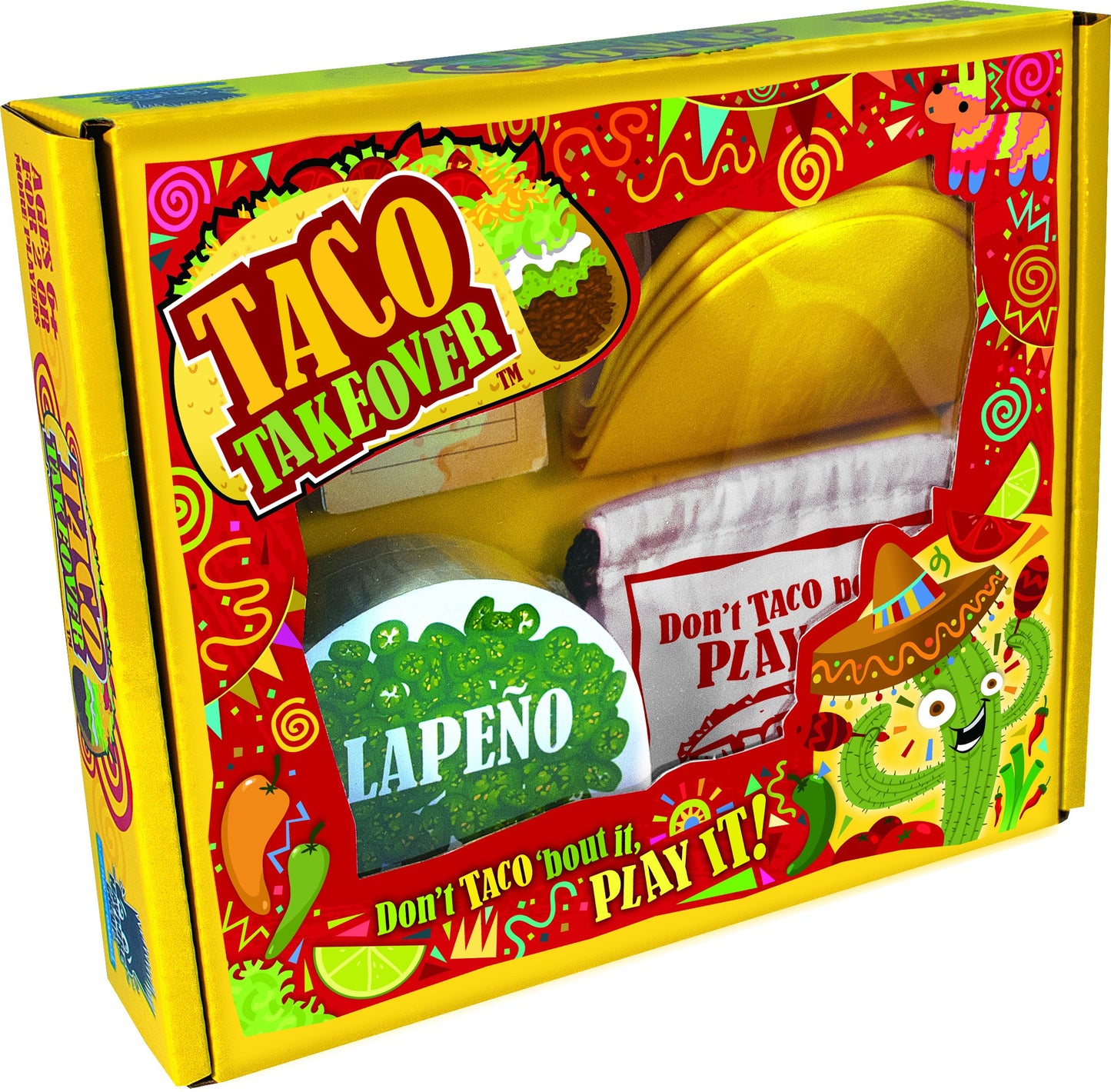 Haywire Group Taco Takeover Board Game - Plastic, Yellow, Model 1068