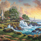 Ceaco  Thomas Kinkade  Seaside Haven Jigsaw  2000 Piece Jigsaw Puzzle