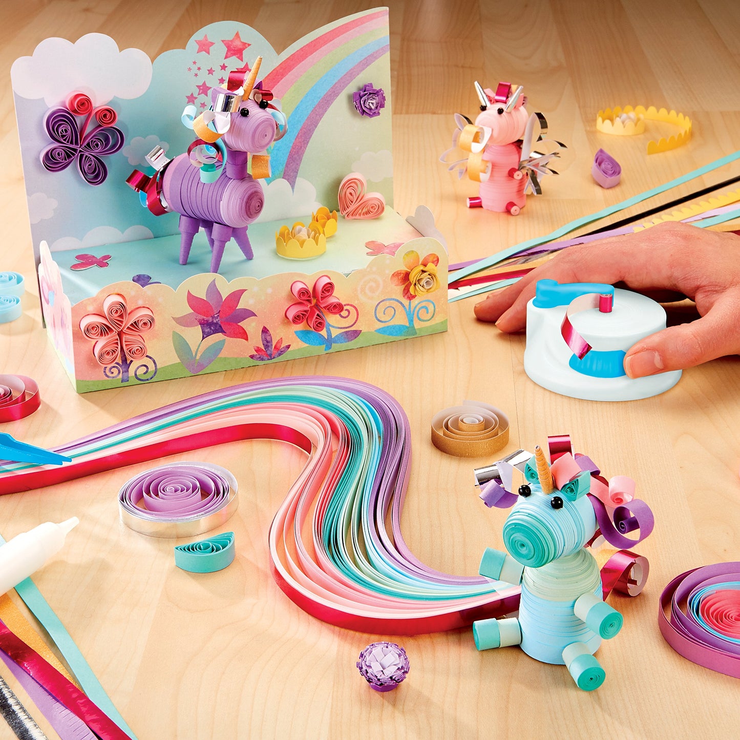 Alex DIY Paper Swirls Unicorn Fantasy Kids Art and Craft Activity