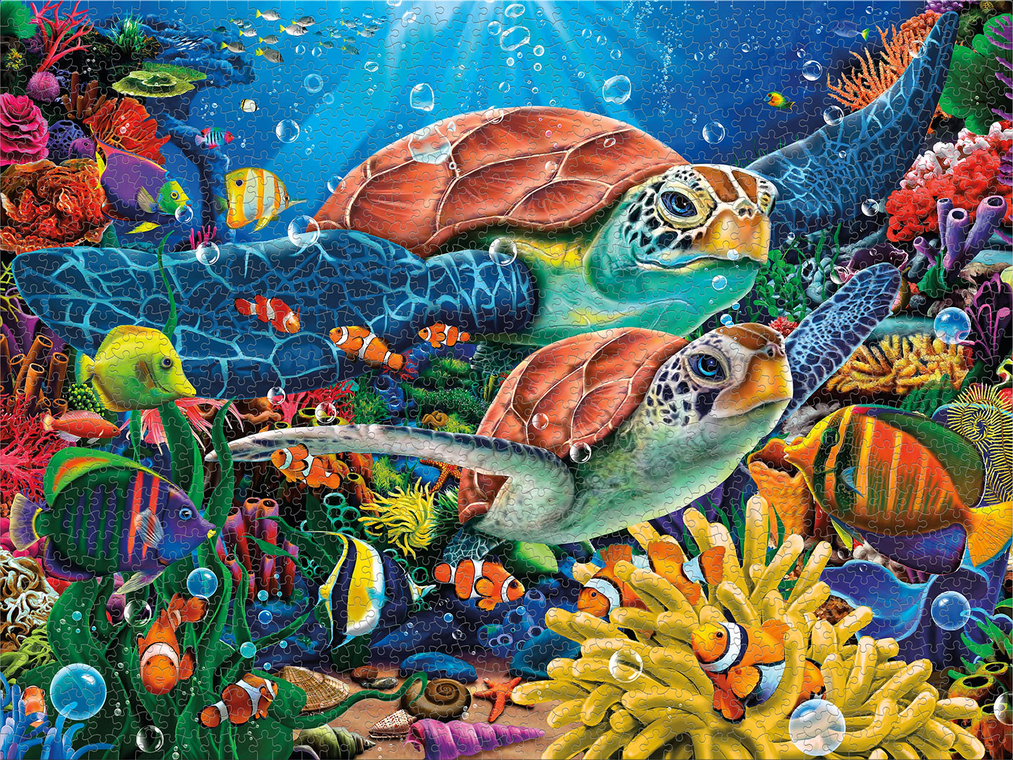Ceaco - Ocean Collection - Turtles - 1500 Piece Jigsaw Puzzle