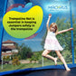 Upper Bounce Round Trampoline Safety Netround Trampolines Using Variant Straight Poles Breathable Weather Resistant Trampolines