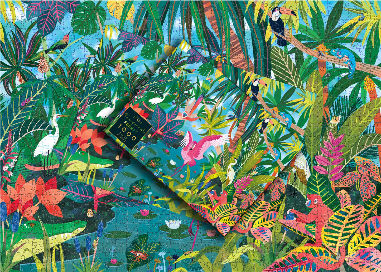 Elena Essex 1000 Piece Jigsaw Puzzles For Adults - Dream Away, Journey, Roar Power, Zodiac Animals, Rainforest Runway (Rainfores