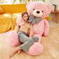Ikasa Giant Teddy Bear Plush Toy Stuffed Animals (Pink, 70 Inches)