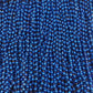 Mardi Gras Beads 33 inch 7mm, 12 Dozen, 144 Pieces, Royal Blue Necklaces with Doubloon