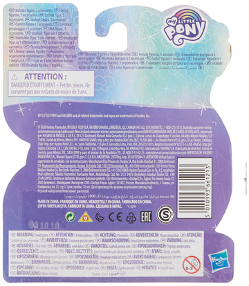 My Little Pony Trixie Lulamoon Potion Pony Figure - 3-Inch Blue Pony Toy With Brushable Hair, Comb, And 4 Surprise Accessories