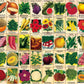 Vintage Plant Puzzle 1000 Pieces For Adult, Flower Puzzle Of Heirloom Seeds, Garden Jigsaw Puzzles Fruit