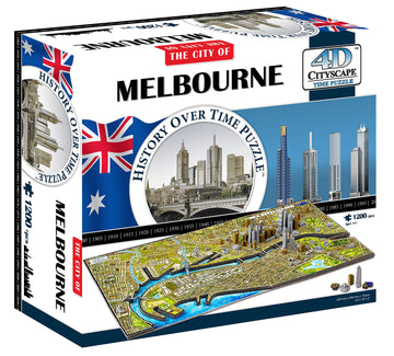4D Cityscape Melbourne Australia Puzzle