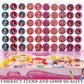 Princess Disney 10 Assorted Self Inking Stampers Party Favor