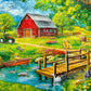 500 Piece Puzzle For Adults - Spring Farm