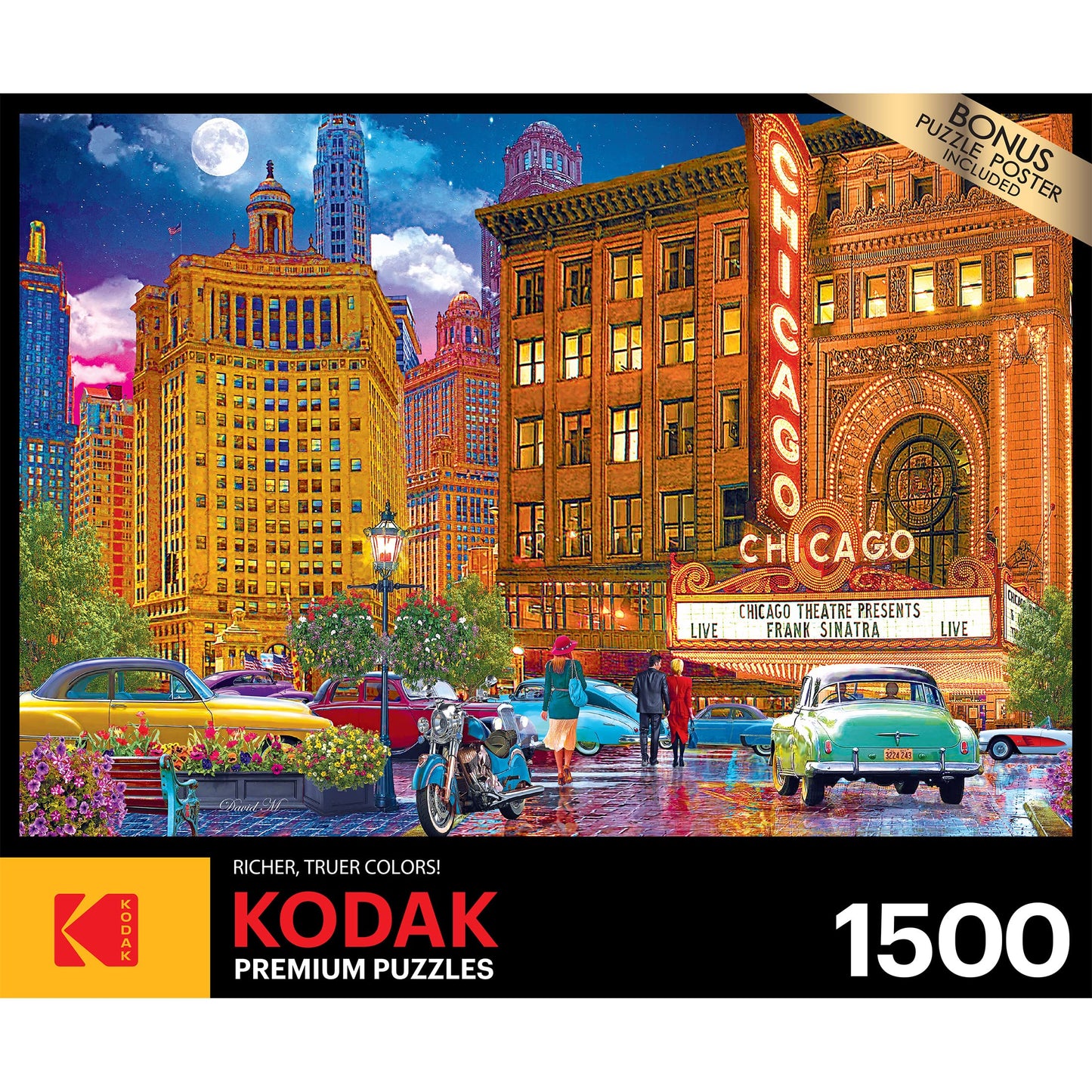 Roseart - Kodak Premium - Chicago - 1500 Piece Jigsaw Puzzle For Adults