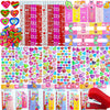 Decodinli 28 Pack Valentines Day Gifts for Kids - Valentines Day Party Favors for School Exchanges Gifts with Erasers, Pencils,