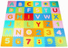 Balancefrom Kid'S Puzzle Exercise Play Mat With Eva Foam Interlocking Tiles, Alphabet (36 Tiles)