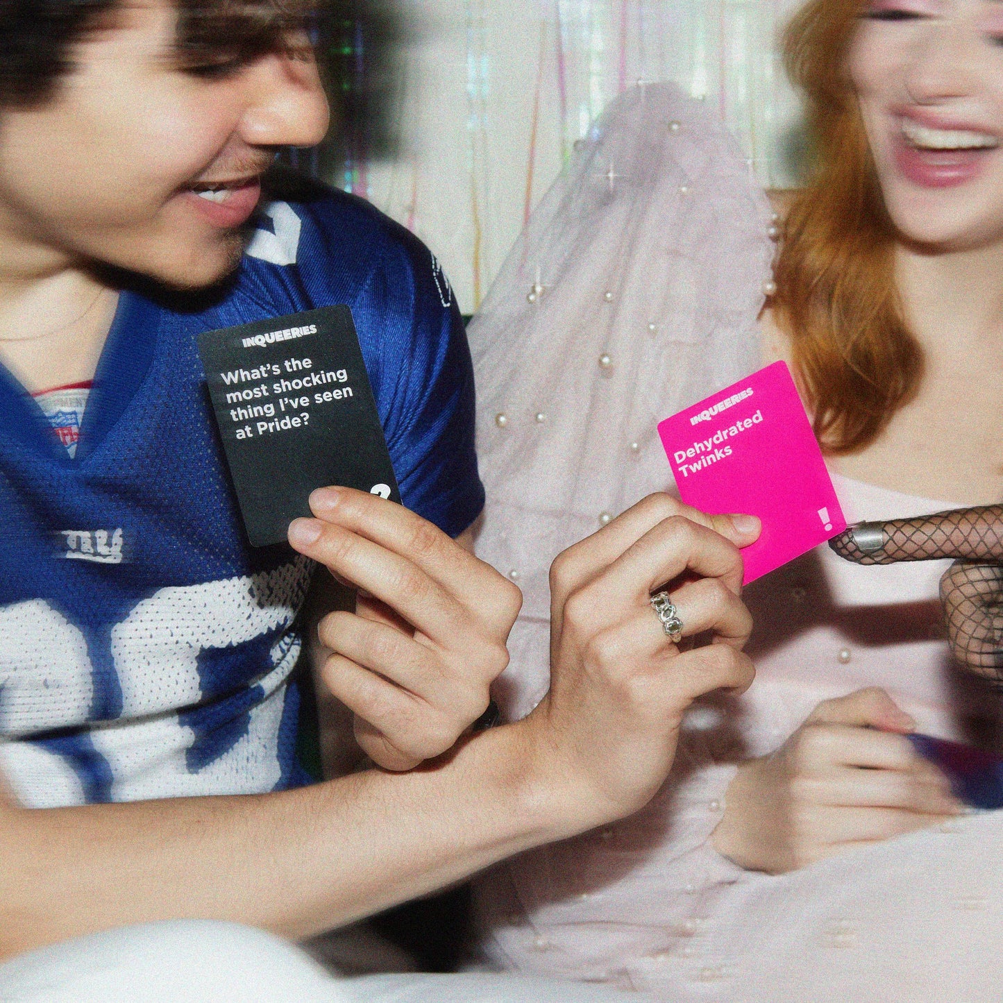 WHAT DO YOU MEME? InQueeries The Pride Party Game - 450 Cards Plus Winner's Crown  Pride Gifts  Gay Gifts  Pride Month Accessories