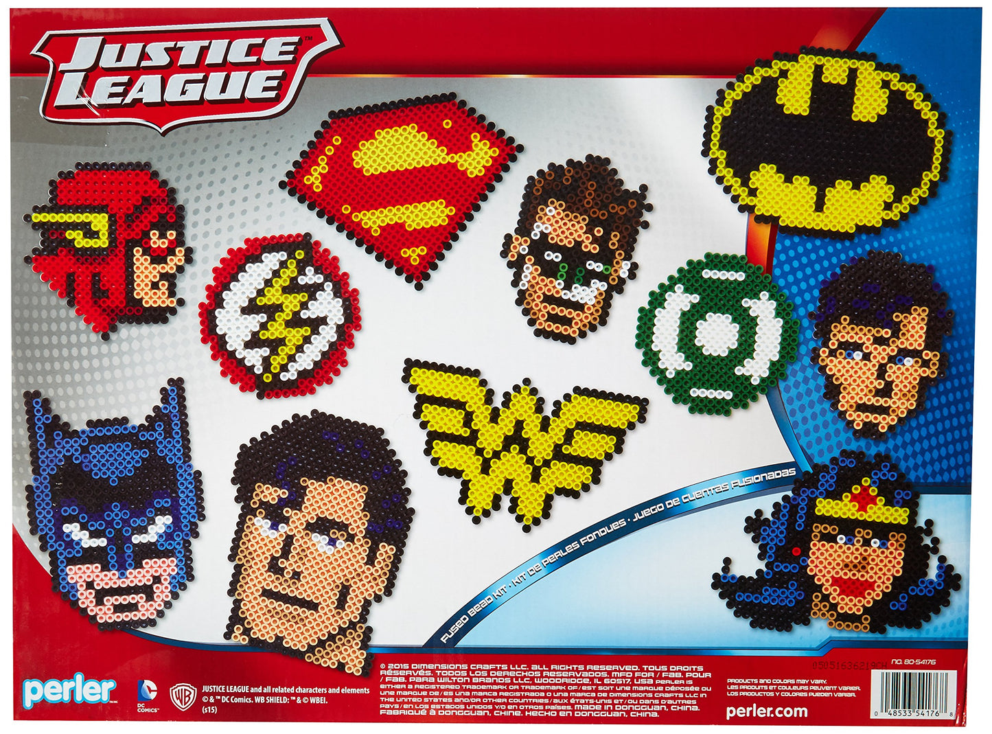 Perler Beads Justice League Superhero Crafts for Kids, 4504 pcs