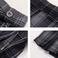 Beautifulfashionlife Women`S Pleated Over Knee Short Skirts (L,Grey Mixed Purple)