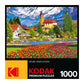 RoseArt 1000 Piece Jigsaw Puzzle - Brienz Town and Flowers, Switzerland - Multi-colored, Paper Material, Model 8700ZZAK