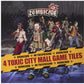 Zombicide 4 Toxic City Mall Game Tiles - Expand Your Zombicide Adventures in The Toxic City Mall! Cooperative Strategy Game, Age
