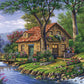 Ceaco - Arturo Zarraga - Cottage By The River - 500 Piece Jigsaw Puzzle