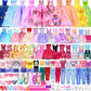70 Pcs Doll Clothes And Accessories Kit, Including 4 Princess Gowns 8 Fashion Dresses 3 Tops 3 Pants 2 Bikini Swimsuits 20 Shoes 10 Hangers 20 Accessories For 11'-12' Dolls1