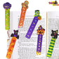 JOYIN 144 PCS Halloween Bookmark Rulers Party Favor Pack (6 Designs) with Halloween Themed Prints for Holiday Decorations, Goodi