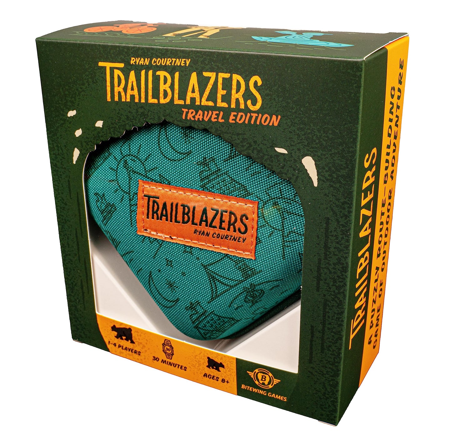 Bitewing Games Trailblazers Board Game - Travel Edition, Cardstock, Model BTW300