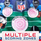 Franklin Sports NFL Football Target Toss Game - Indoor Mini Football Game with 3 Balls - 36" x 24" - Multi-Color