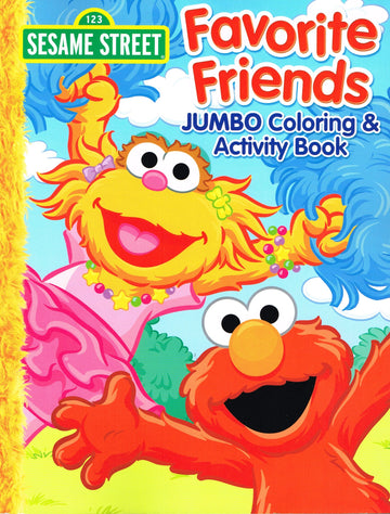 Bendon Publishing International Sesame Street Elmo Jumbo Coloring Book - Favorite Friends