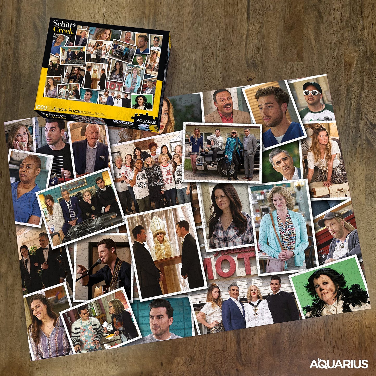 Aquarius Schitt'S Creek Collage Puzzle (1000 Piece Jigsaw Puzzle) - Glare Free - Precision Fit - Officially Licensed Schitt'S Creek Merchandise & Collectibles - 28 X 22 Inches