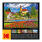 RoseArt 1000 Piece Jigsaw Puzzle - Brienz Town and Flowers, Switzerland - Multi-colored, Paper Material, Model 8700ZZAK