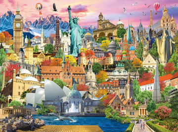 Jigsaw Puzzles 500 Pieces For Adults World Renowned Architecture Puzzle