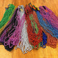 GiftExpress 72 pack Mardi Gras Beads Bulk, Mardi Gras Beads Necklaces Assortment, Throw Beads in Bulk, Gasparilla beads