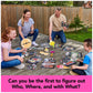 Spin Master Games Clue Giant Edition - Oversized Family Game for 2-4 Players, Ages 6+, Plastic Board, Indoor & Outdoor Fun