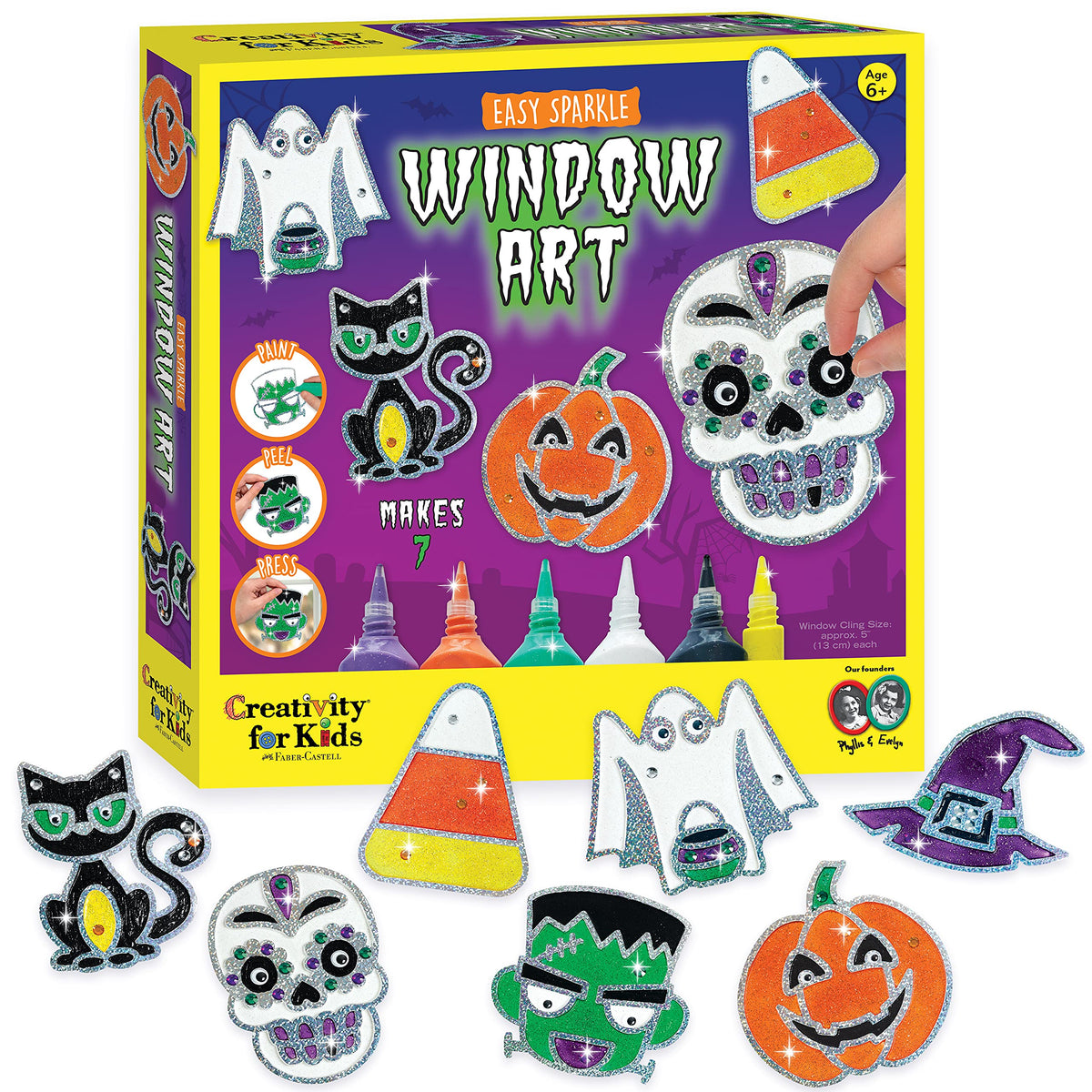 Creativity for Kids Halloween Window Art  Halloween Crafts, Make Your Own Halloween Window Clings