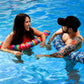 IMMERSA Jumbo Swimming Pool Noodles  enhanced Soft Foam Noodles for Swimming and Floating  Lake Floats  Pool Floats for mature-themeds and Kids.(Blue Spoondrift)