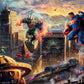 Ceaco  Thomas Kinkade  DC Comics  Superman Man of Steel  1000 Piece Jigsaw Puzzle