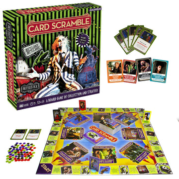 Aquarius Beetlejuice Card Scramble Board Game - Fun Family Party Game For Kids, Teens & Adults - Entertaining Game Night Gift - 