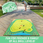 GoSports Chip N' Stick Golf Chipping Mat Game - Classic Size, Double-Weave Material, Multicolor, Model GOLF-CHIPNSTICK-01