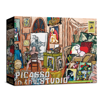 Antelope - 1000 Piece Puzzle For Adults, Pablo Picasso Studio Jigsaw Puzzles 1000 Pieces, High Resolution, Matte Finish, Smooth Edging, No Dust Creative Artistic Puzzle
