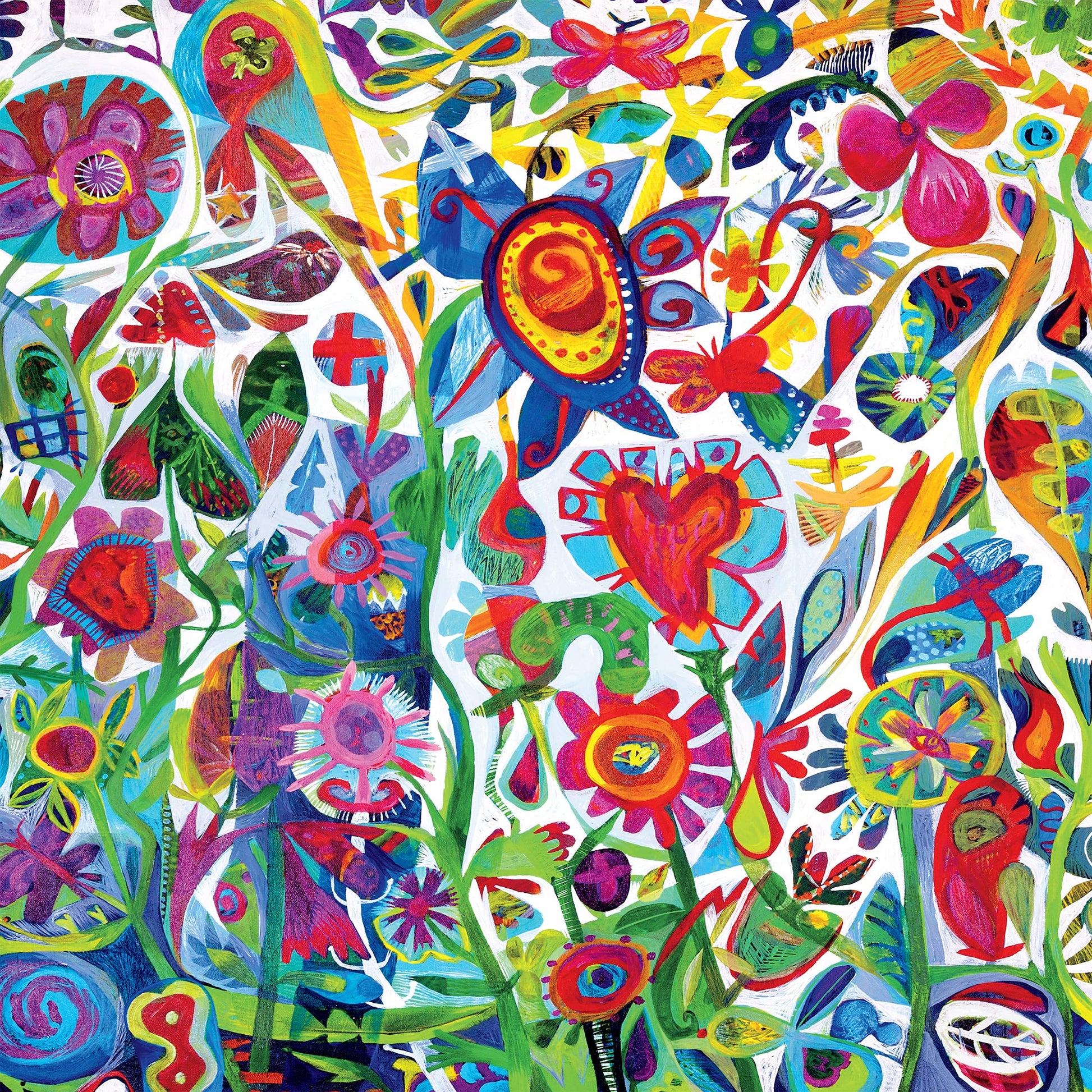 Ceaco - Este Macleod - Flower Heart - Oversized 300 Piece Jigsaw Puzzle