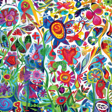 Ceaco - Este Macleod - Flower Heart - Oversized 300 Piece Jigsaw Puzzle