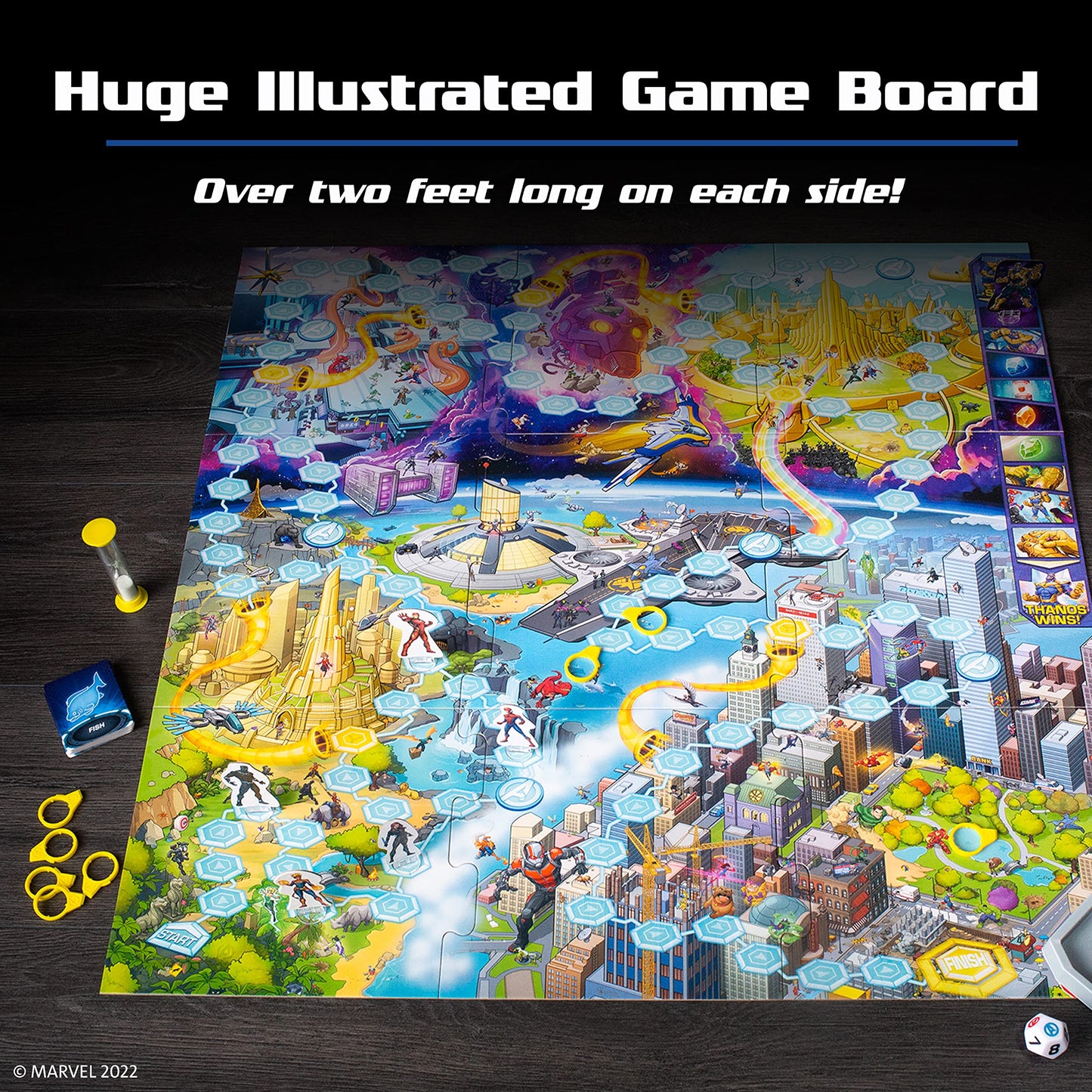Ravensburger Marvel Eye Found It! Board Game | Engaging Puzzle for Kids & Adults | Multi-color | Model 60001928