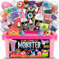 Cute Toy Monster Slime Kit For Girls Ages 6-12, Funkidz Glow In Dark Slime Making Kit For Kids Make Soft Slime Balls With Photochromic Powder Kid Ideal Party Gifts